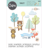 Sizzix • thinlits die set woodland baby set