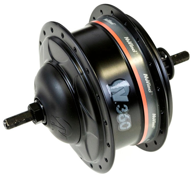 Shimano Nuvinci N360 efter rullebrems V-brake 36 huller sort skaldet