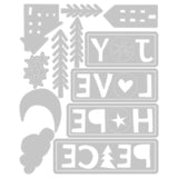 Sizzix • tim holtz thinlits die set christmas cutouts 16pcs