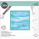 Sizzix • layered stencil sea scape 4pcs