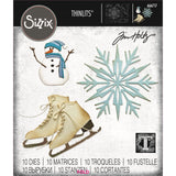 Sizzix • tim holtz thinlits die set vault winter wishes 10pcs