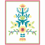 Sizzix • layered stencils a6 folk tree 4pcs