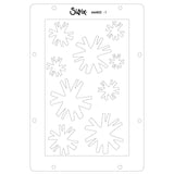Sizzix • studio clear stamps set 11pcs 3pcs stencils strength in numbers by cat kerr