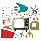 Sizzix • thinlits 24pcs die set vault atomic retro by tim holtz
