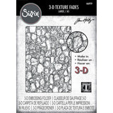 Sizzix • 3d texture fades embossing folder cobblestone large a5 by tim holtz