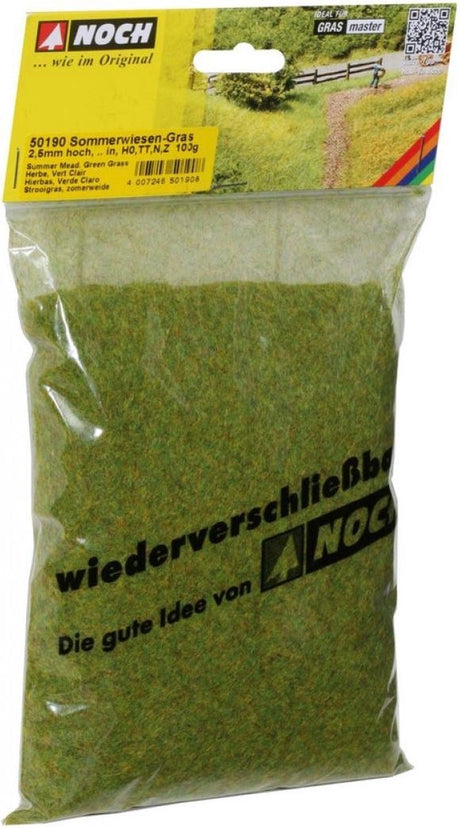 Noch Gras verstreuen, Sommerwiese