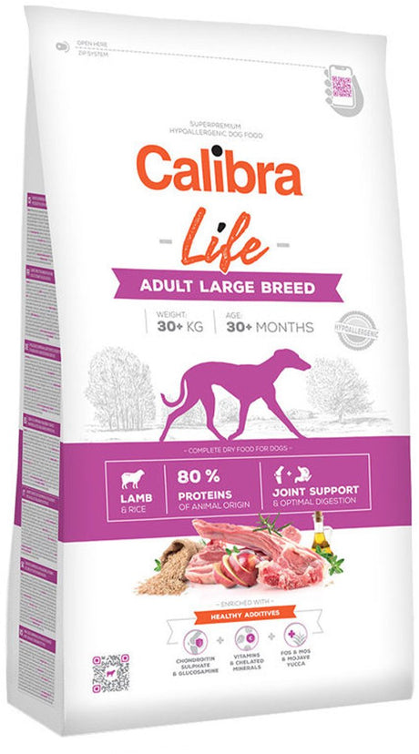 Calibra Dog Life erwachsenes Lamm großer Rassen, 12 kg