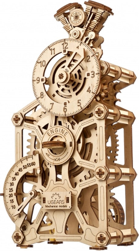 Ugears 3D-Holzmodell – Tischuhrmotor