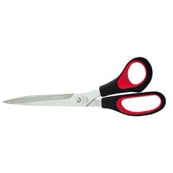 Schere Wedo Edelstahl 25,5 cm schwarz rot