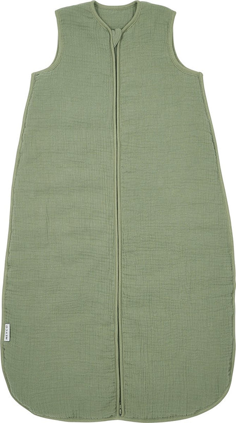 Meyco Baby Uni Babyschlafsack gefüttert – vorgewaschen hydrophil – olivgrün – 110 cm – 2,0 Tog