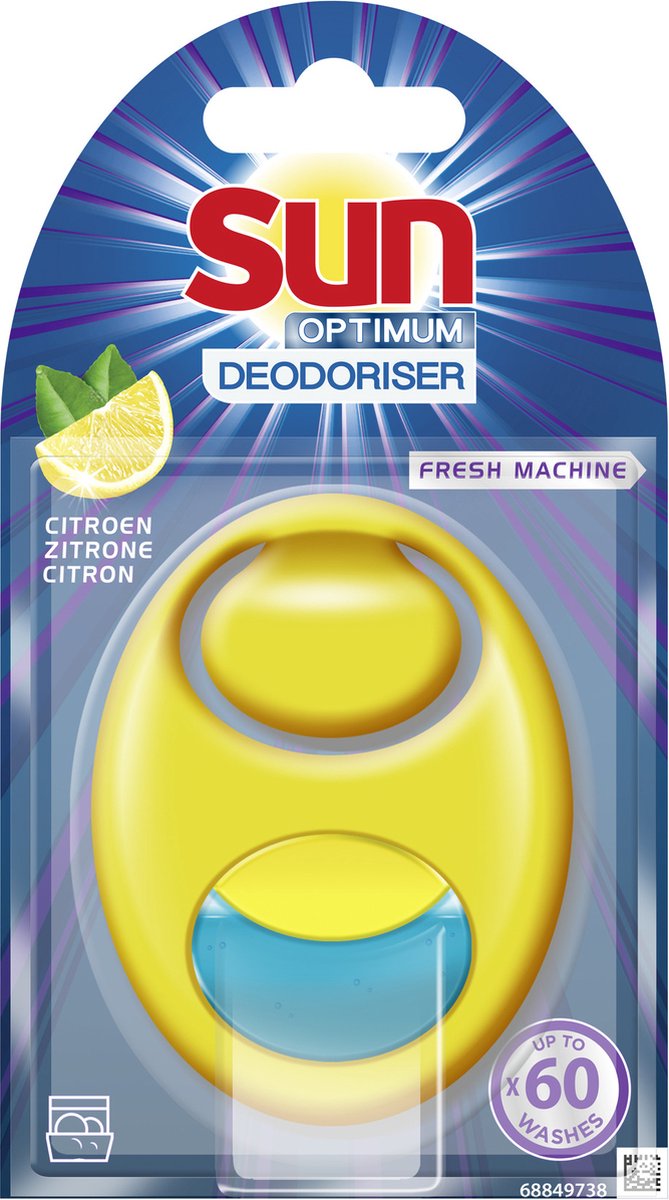 Sun Optimum Zitronen-Spülmaschinenerfrischer – 1 Stück