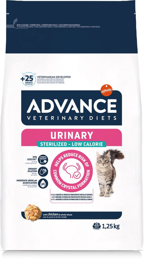 Advance Veterinary Diet Cat – Urin – sterilisiert – kalorienarm – Katzenfutter – 1,25 kg