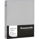 Bonnanotte Spannbetttuch Jersey hellgrau 90x200cm
