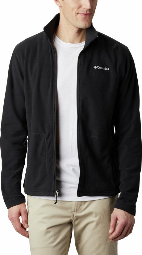 Columbia Fast Trek™ Light Full Zip Fleece Fleecejacke Herren – Fleecejacke mit durchgehendem Reißverschluss – Fleeceweste – Schwarz – Größe M