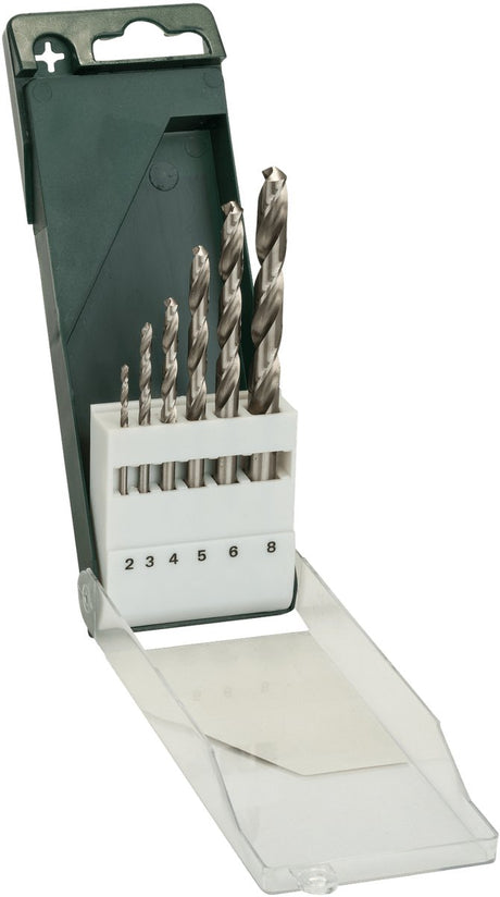 Bosch - 6-teiliges Metallbohrer-Set HSS-G, DIN 338 2,0; 3,0; 4,0; 5,0; 6,0; 8,0 mm