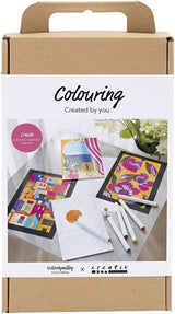 Creativ Company Hobby-Set, Farben, Malen nach Zahlen, Marker