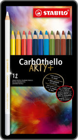 Stabilo Carbothello Metall Box Farbige Stifte, 12st.