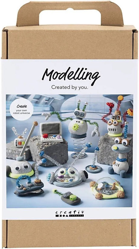 Kreativunternehmen https: www.cchobby.nl hobbyset-boetseren-robot-blue-gray-red-silvered-1-box