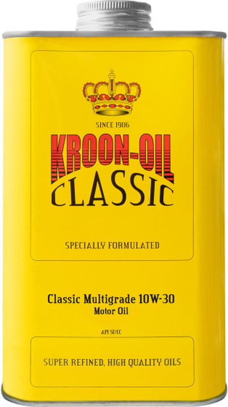Kroon-Oil Crown Oil – klassisches Mehrbereichs-Motoröl – SAE 10 W-30 – 1 Liter – Mineralöl