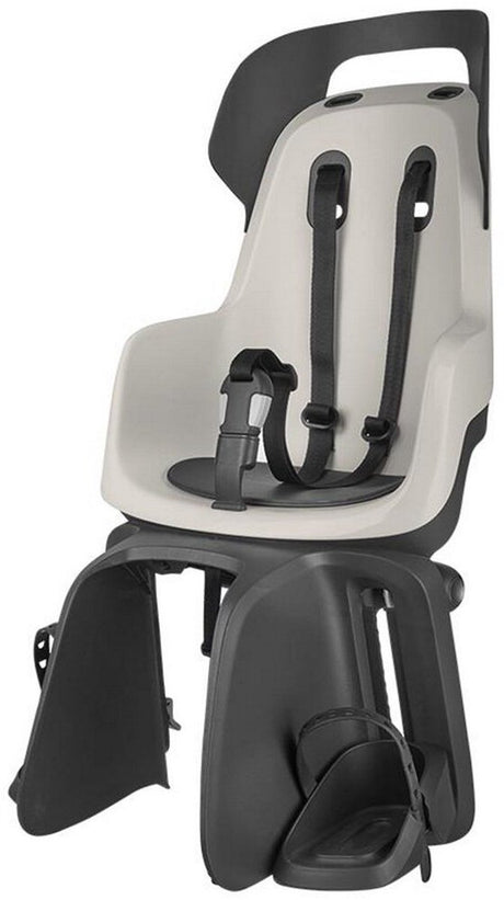 Kindersitz hinter Bobike Maxi Go Carrier Bestätigung Creme