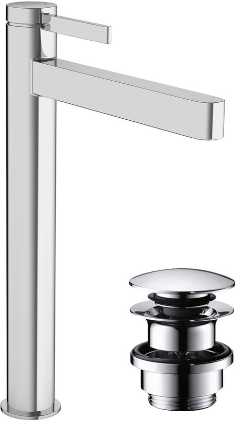 Hansgrohe finoris – Waschtisch-Mischbatterie – Einhebelbedienung – mit Ablassschraube – 260 mm – Chrom