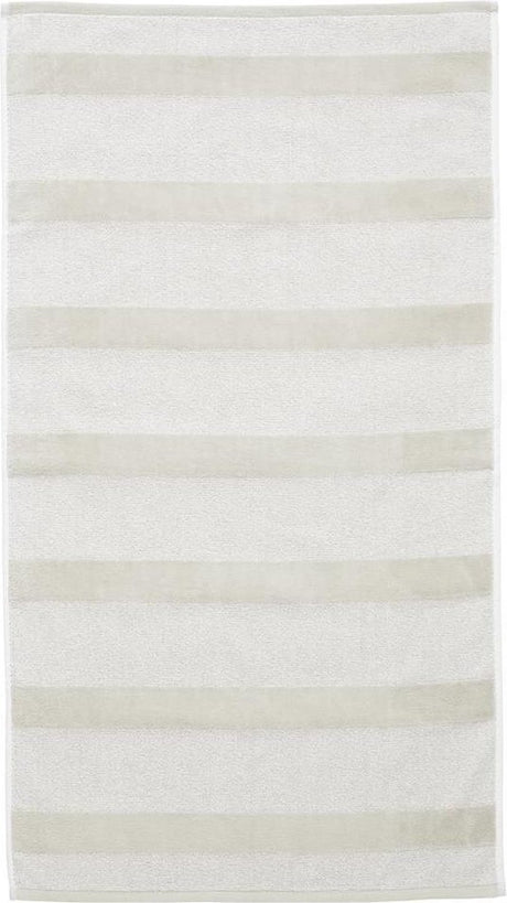 Beddinghouse sheer stripe gastendoekje - zand