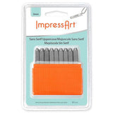 Impressart Prägestempel, Schriftart: Sans Serif, Größe 3 mm, 27 Stück 1 Set