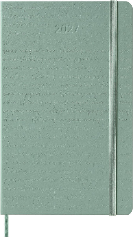 Moleskine 12-Monats-Tagebuch – 2027 – wöchentlich – groß – Hardcover – Salbeigrün