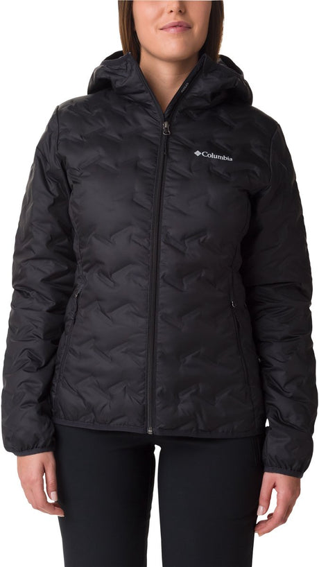 Columbia Delta Ridge™ II Down Hooded Jacket Damen Outdoorjacke - Schwarz - Größe L