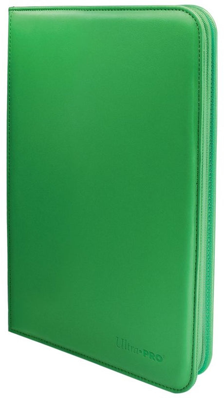 Ultrapro Ultra Pro – lebendiger Profi-Ordner mit 9 Fächern und Reißverschluss, grün