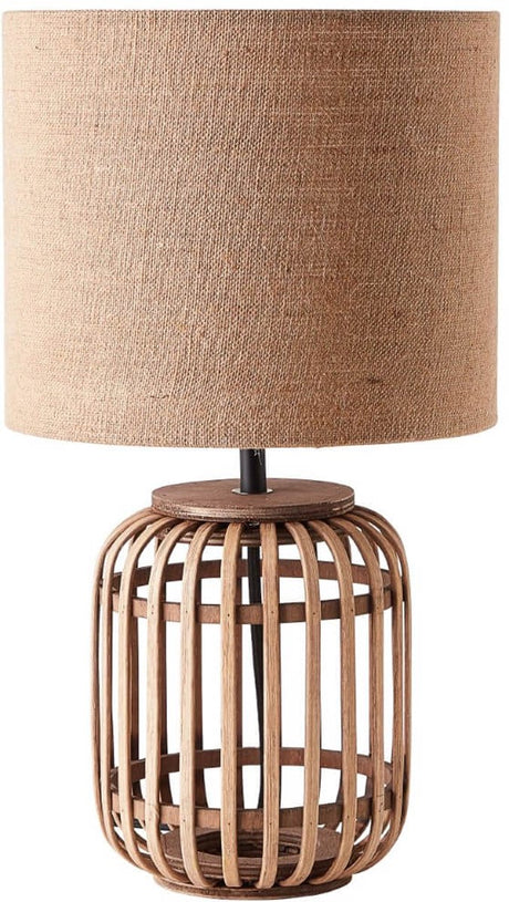 Brilliant Woodrow - Tischlampe - E27 max 1x52w - Natur