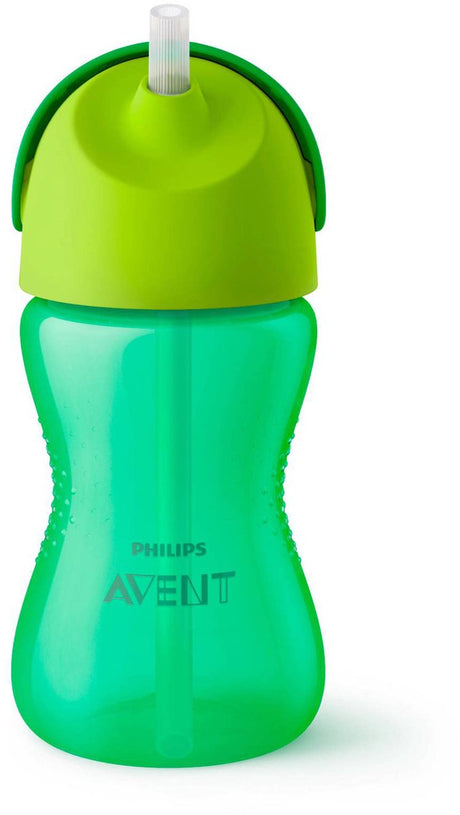 Philips Avent Trinkbecher mit Strohhalm – 12+ Monate – 300 ml – grün – scf798 01
