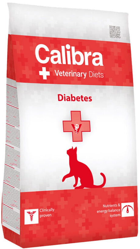 Veterinärfutter für Katzen von Calibra – Diabetes – 2 kg