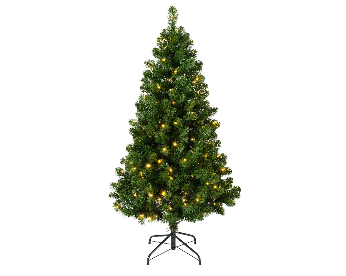 Everlands Weihnachtsbaum Kaiserkiefer150cm + LED beleuchtet