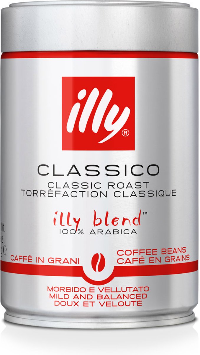 Illy Classico Kaffeebohnen – 6 x 250 Gramm