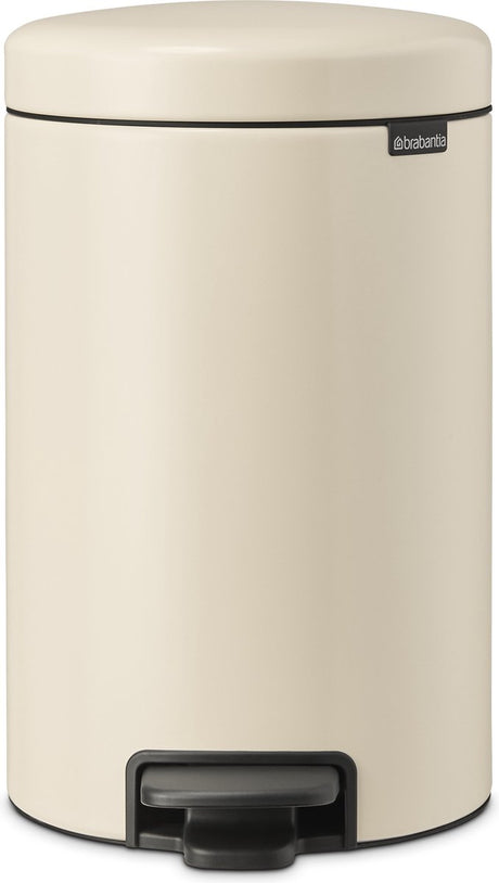Brabantia Newicon Abfallbehälter – 12 Liter – sanftes Beige