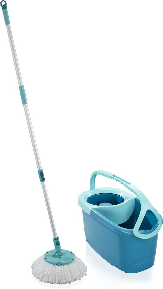 Leifheit Rotation Clean Twist Scheibenwischer – komplettes Wischset – 6 l