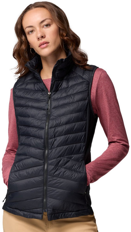 Columbia Powder Pass™ III Hybrid Weste Damen Outdoor-Körperwärmer – Schwarz