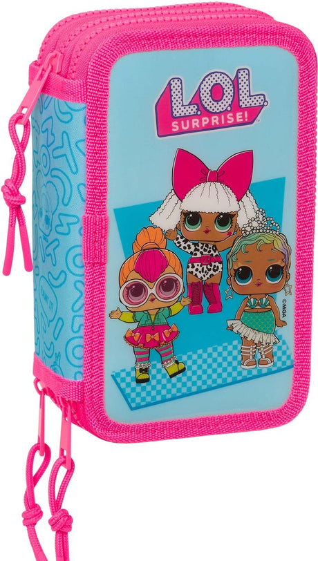 Lol. Überraschung! lol Überraschung! Gefülltes Federmäppchen, Diven – 36 Stück – 19,5 x 12,5 x 5,5 cm – Polyester
