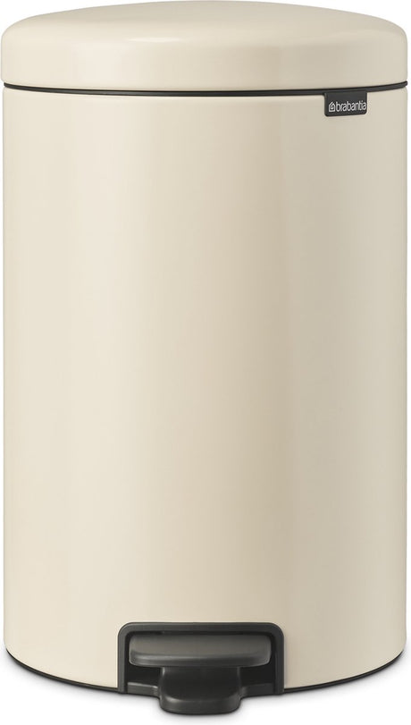 Brabantia Newicon Abfallbehälter – 20 Liter – sanftes Beige