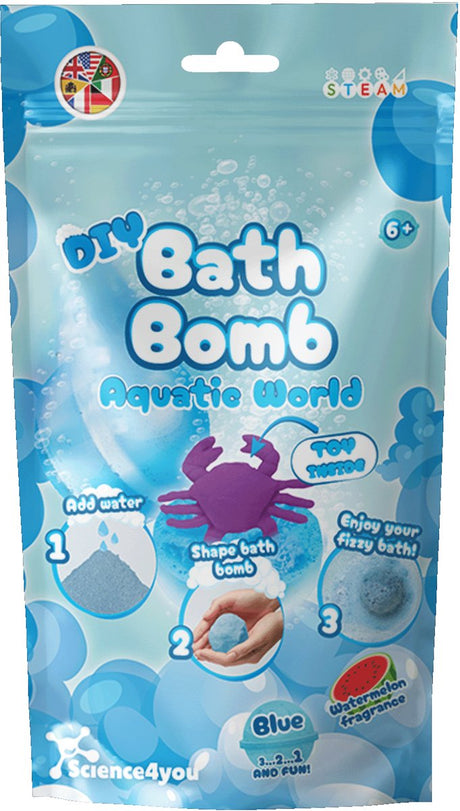 Science 4 You Science4You Badebomben-Bastelset, blaues Chemie-Spielzeugset.