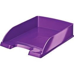 Leitz wow brievenbak - a4 - paars metallic