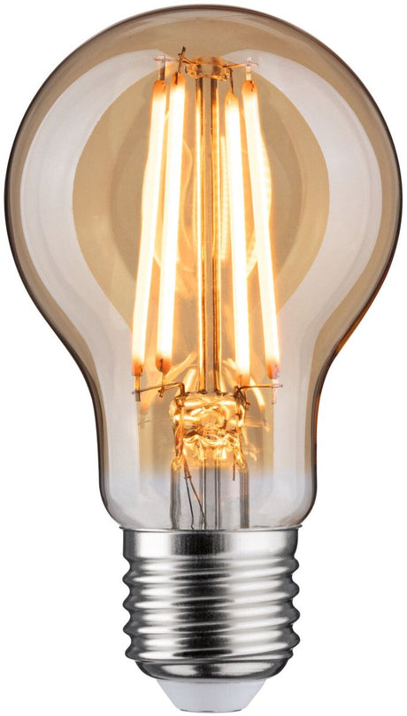 Paulmann 1879 filament 230 v 3-step-dim led-gloeilamp e27 470lm 6w 1800k dimbaar goud