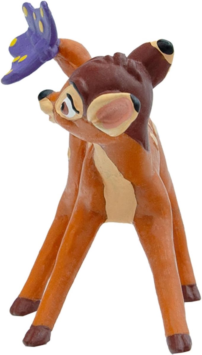 Bullyland 12420 – Disney Bambi Figur – lebensechte und detaillierte Gestaltung – ideal als Tortenfigur, Sammlerstück oder süßes Geschenk für Kinder ab 3 Jahren