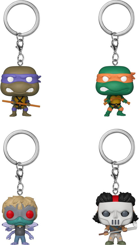 Funko Pop Schlüsselanhänger: TMNT – 12 Stück PDQ (blind)
