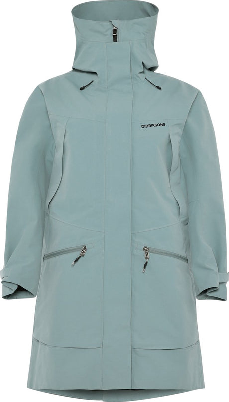 Didriksons Ilma Wns Parka 8 Damen-Outdoorjacke – Fabrikblau