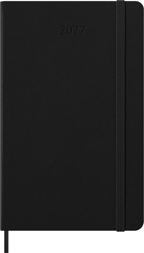 Moleskine 12-Monats-Tagebuch – 2027 – wöchentlich – groß – Hardcover – schwarz