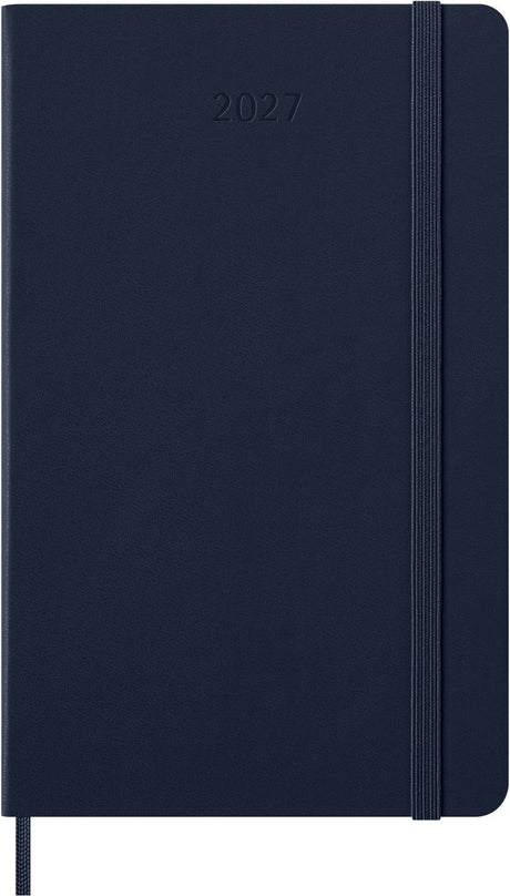Moleskine 12-Monats-Tagebuch – 2027 – wöchentlich – groß – Hardcover – Saphirblau