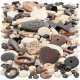 Creativ Company Naturmischung, Größe 5-30 mm, Lochgröße 1-2 mm, 300 gr 1 Karton