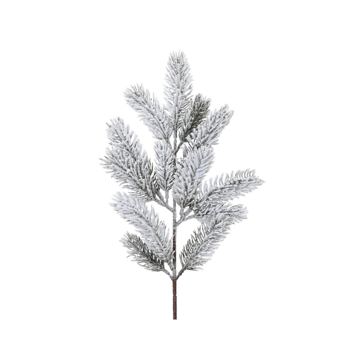Decoris künstlicher Tannenzweig mit Schnee 5x11x49cm